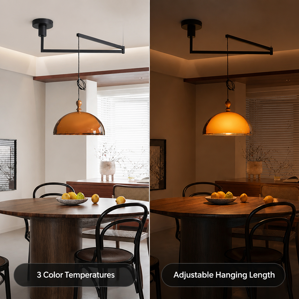 Bauhaus LED Dome Pendant Light – image 9