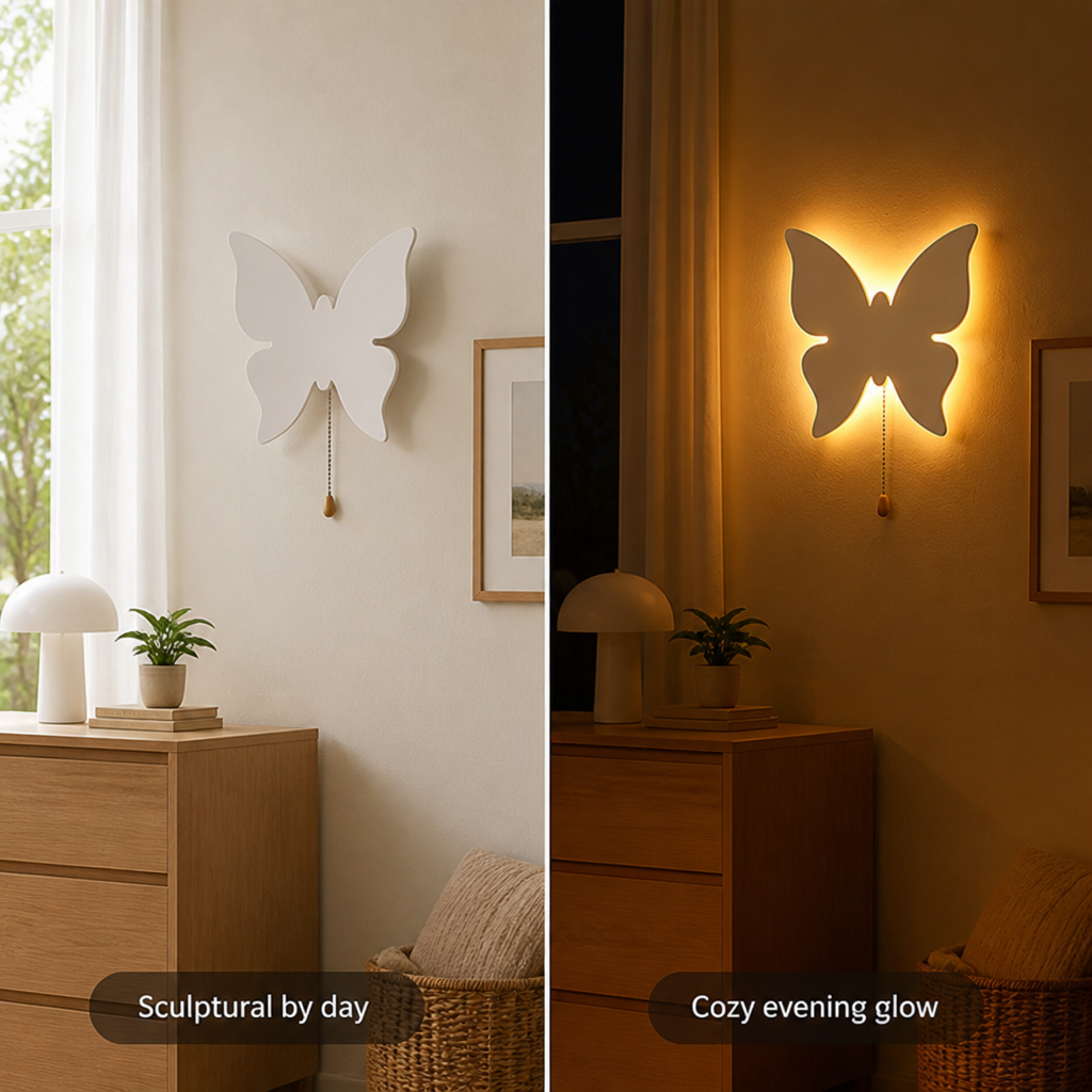 Butterfly LED Wall Sconce – image 4