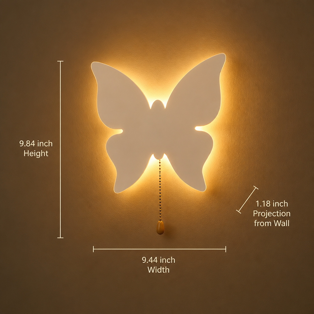 Butterfly LED Wall Sconce – image 7
